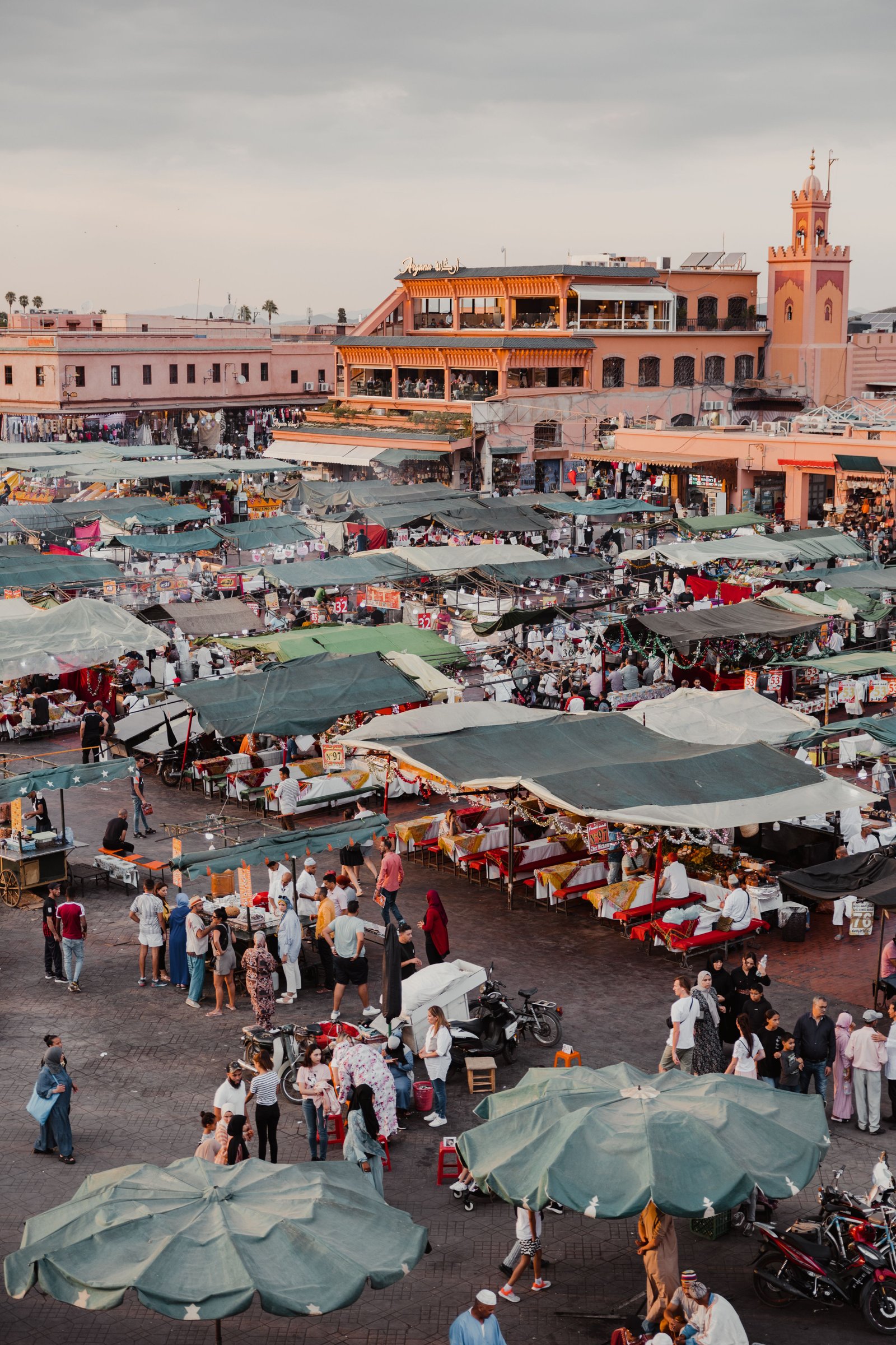 Place Jemaa el-Fna a Marrakech