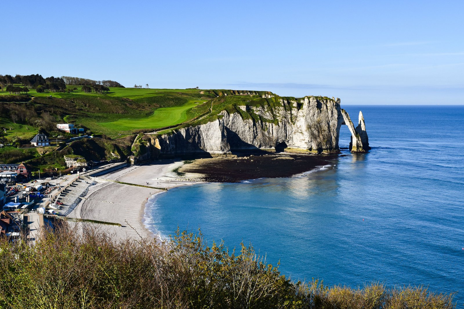 Falaises d'Étretat en Normandie