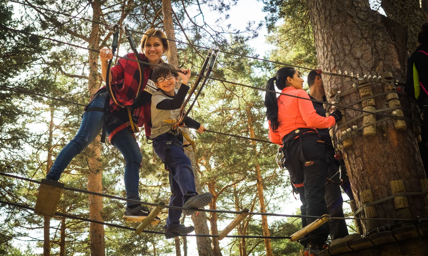 Balade nature avec enfants dans un parc
